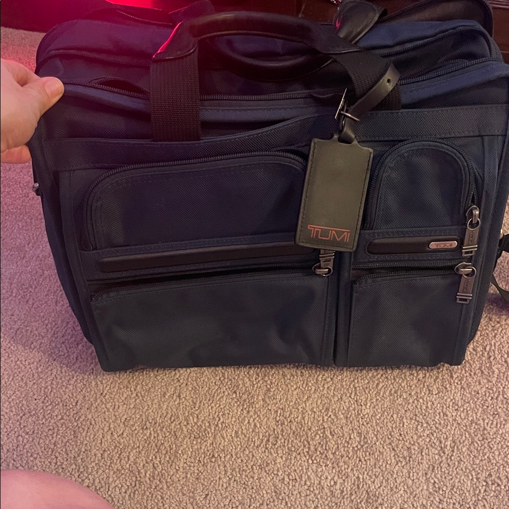 TUMI Navy Men's Briefcase